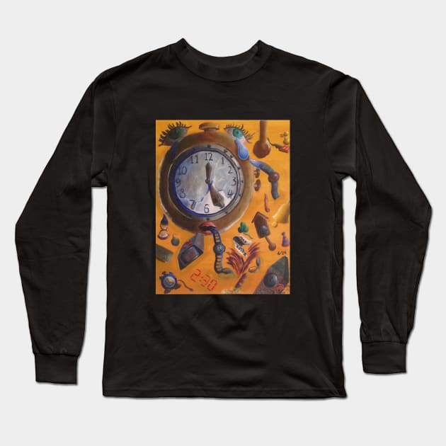 Time Passing Long Sleeve T-Shirt by ManolitoAguirre1990